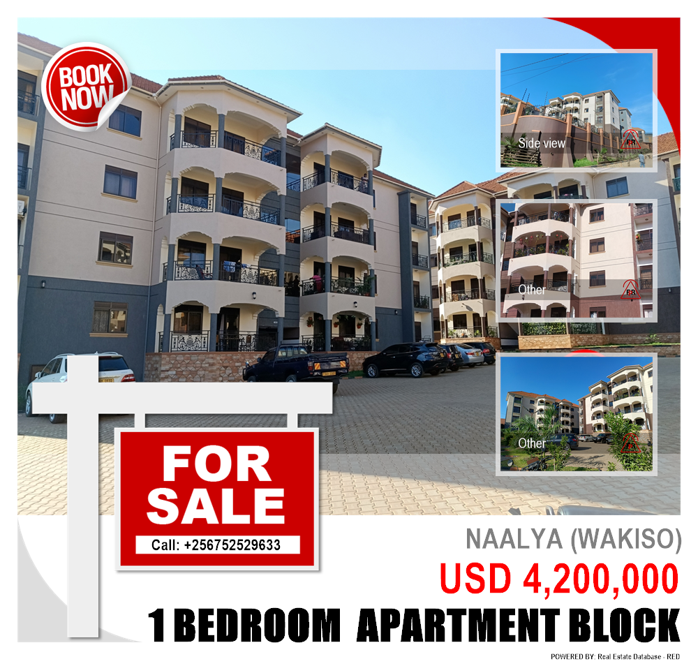 1 bedroom Apartment block  for sale in Naalya Wakiso Uganda, code: 181992