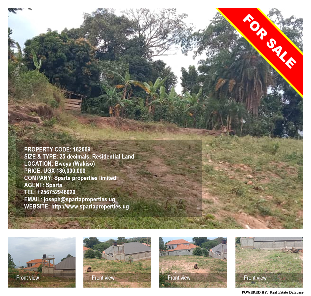 Residential Land  for sale in Bweya Wakiso Uganda, code: 182009