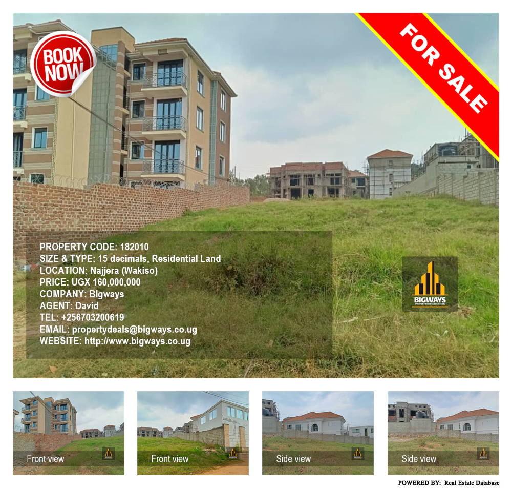 Residential Land  for sale in Najjera Wakiso Uganda, code: 182010