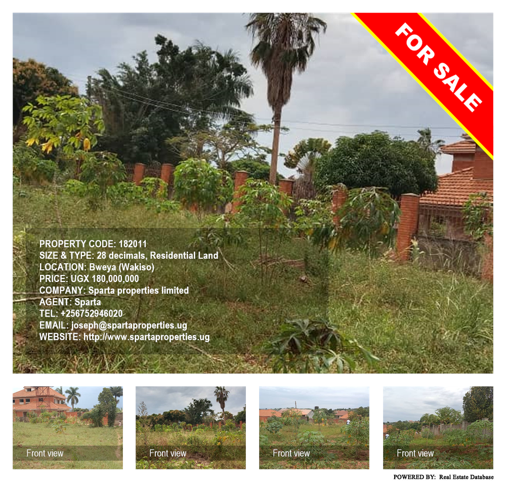 Residential Land  for sale in Bweya Wakiso Uganda, code: 182011