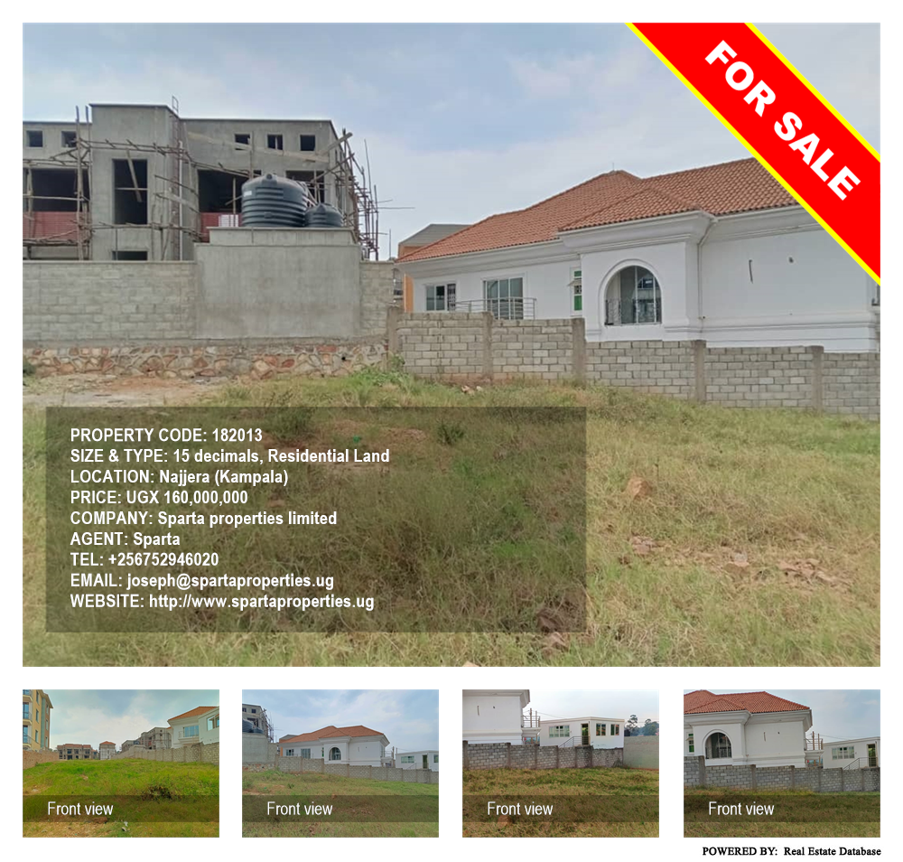 Residential Land  for sale in Najjera Kampala Uganda, code: 182013