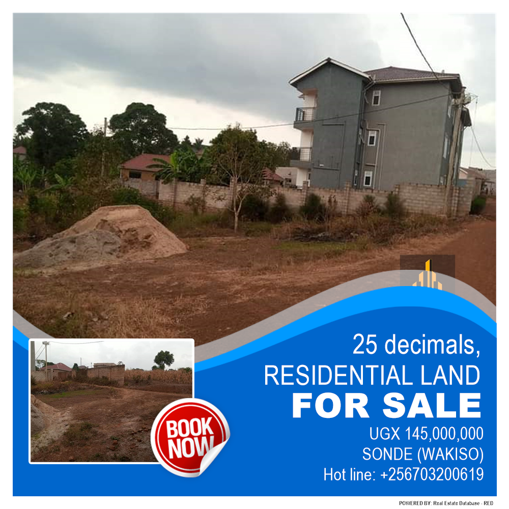 Residential Land  for sale in Sonde Wakiso Uganda, code: 182091