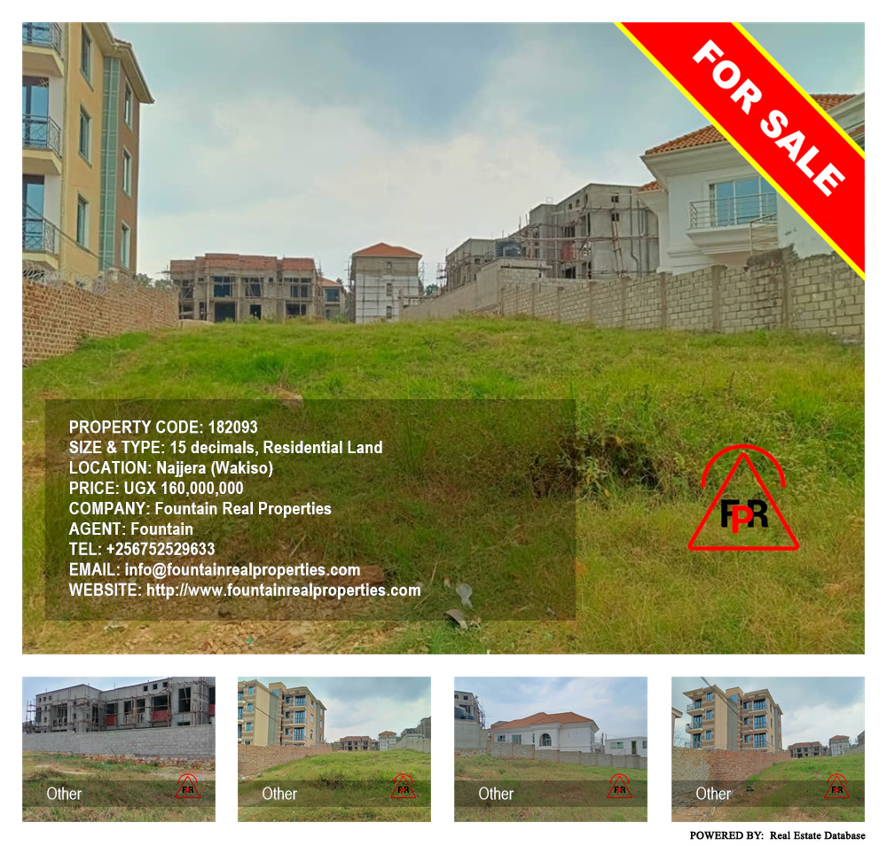 Residential Land  for sale in Najjera Wakiso Uganda, code: 182093