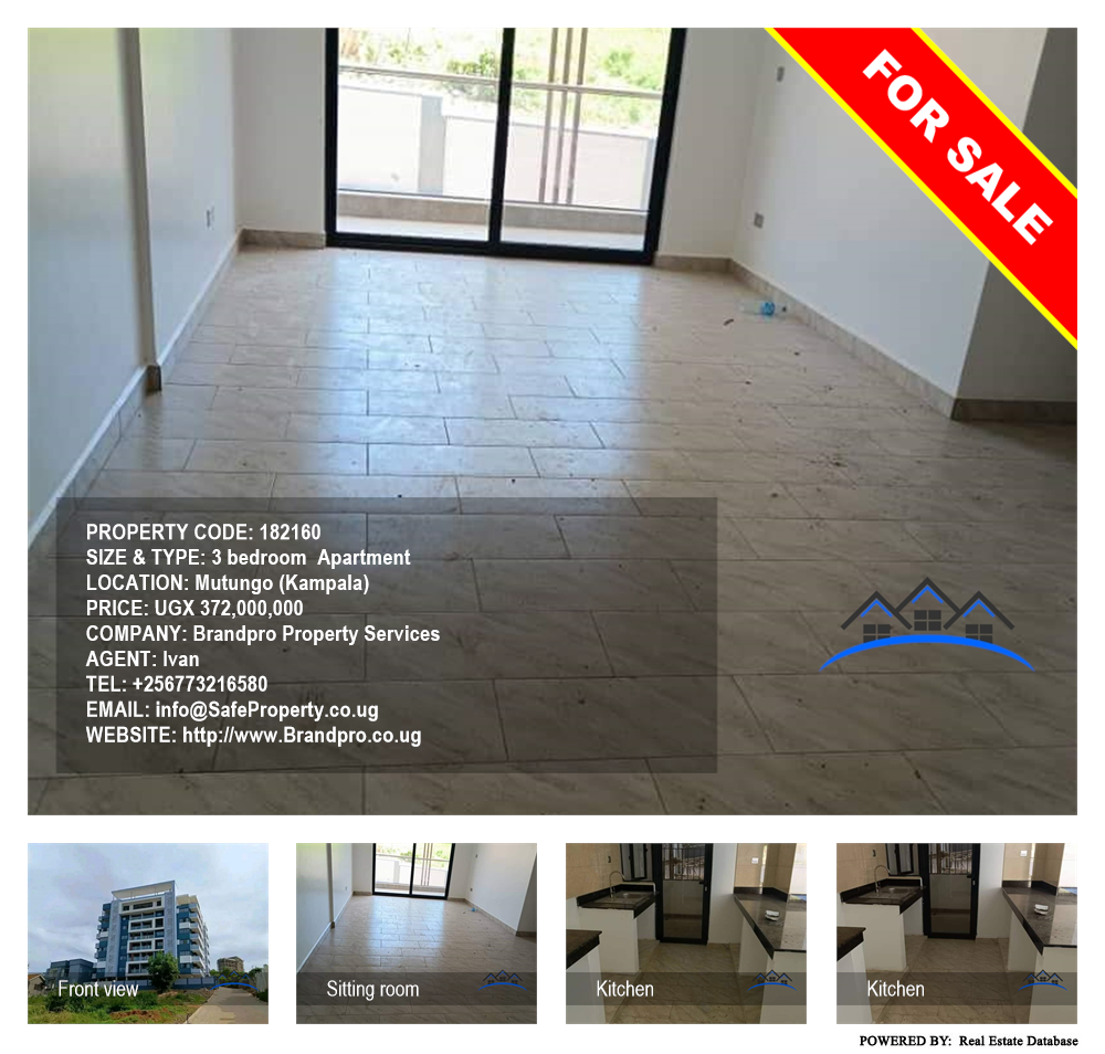 3 bedroom Apartment  for sale in Mutungo Kampala Uganda, code: 182160