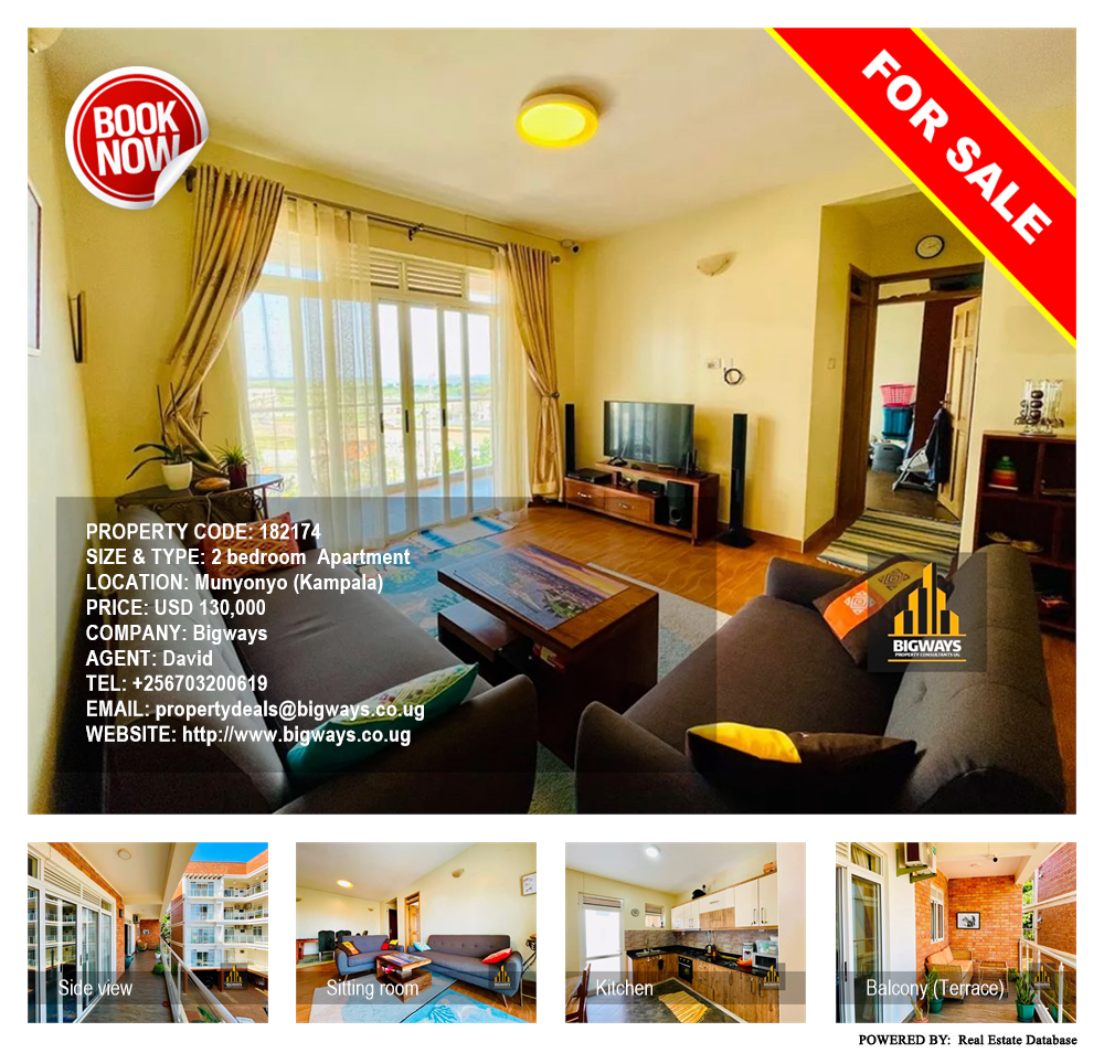 2 bedroom Apartment  for sale in Munyonyo Kampala Uganda, code: 182174