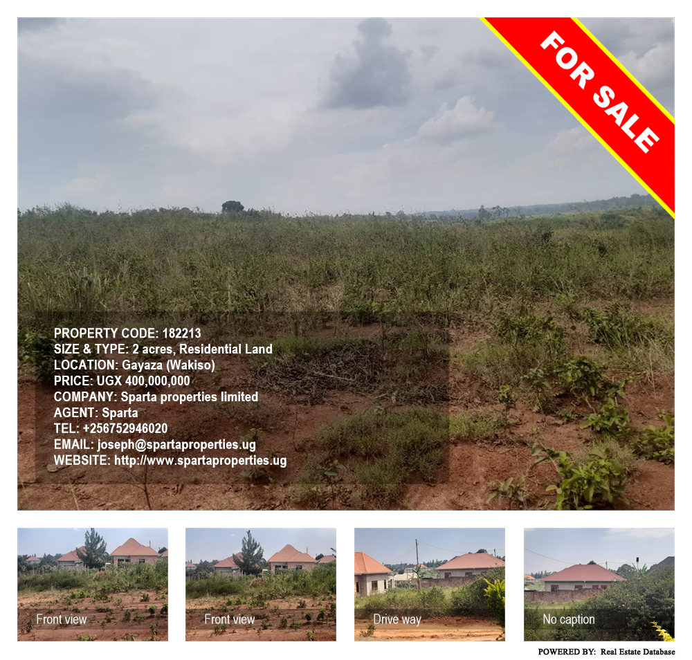 Residential Land  for sale in Gayaza Wakiso Uganda, code: 182213