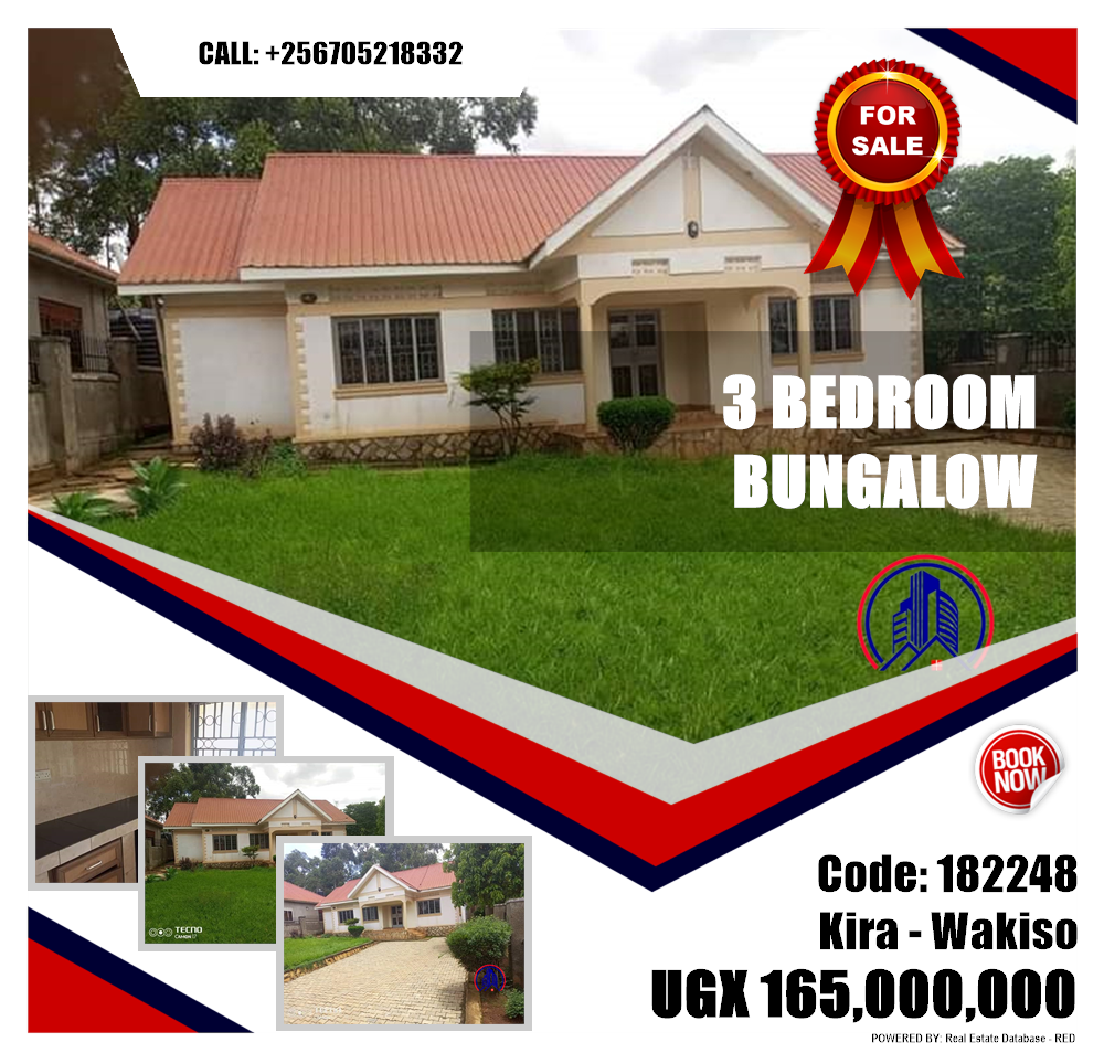 3 bedroom Bungalow  for sale in Kira Wakiso Uganda, code: 182248