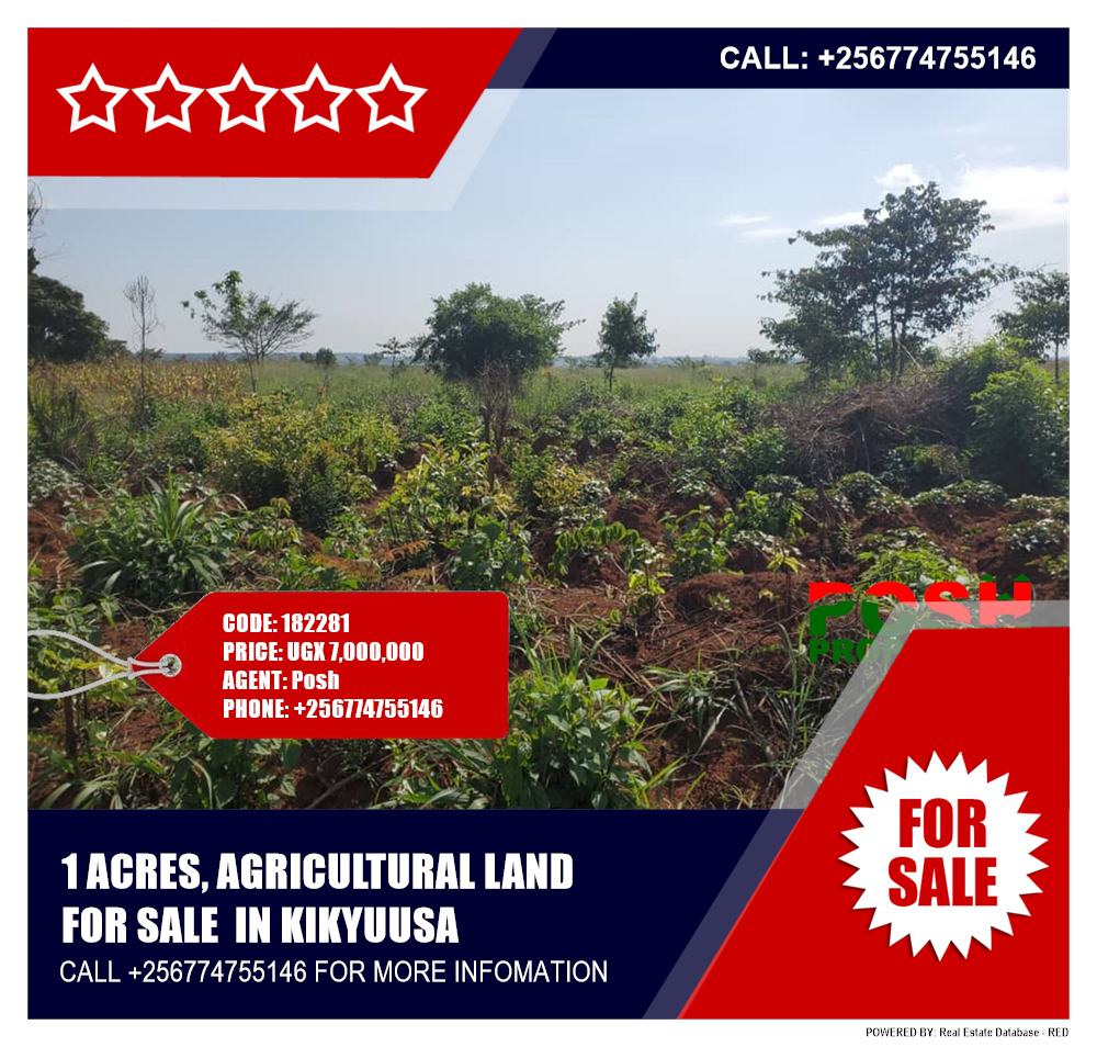 Agricultural Land  for sale in Kikyuusa Luweero Uganda, code: 182281