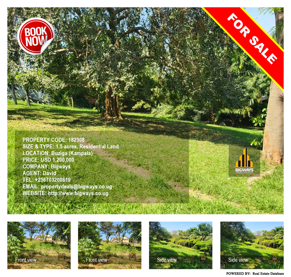 Residential Land  for sale in Buziga Kampala Uganda, code: 182308