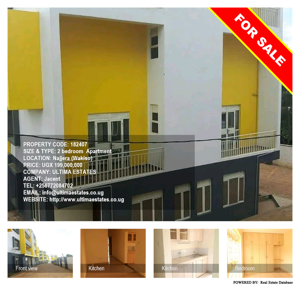 2 bedroom Apartment  for sale in Najjera Wakiso Uganda, code: 182407