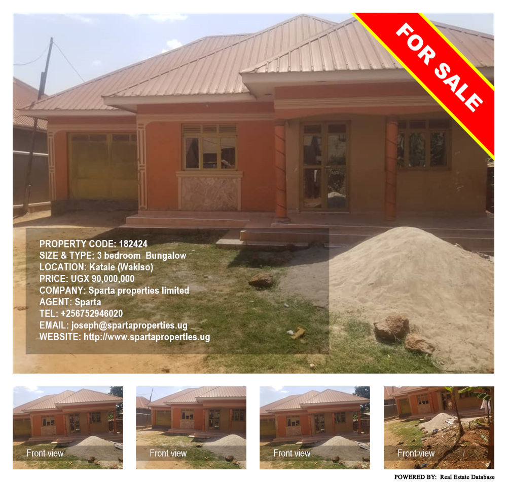 3 bedroom Bungalow  for sale in Katale Wakiso Uganda, code: 182424