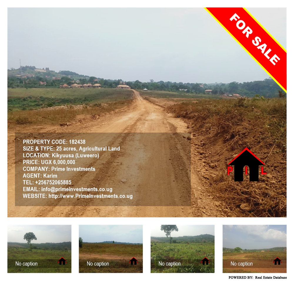 Agricultural Land  for sale in Kikyuusa Luweero Uganda, code: 182438