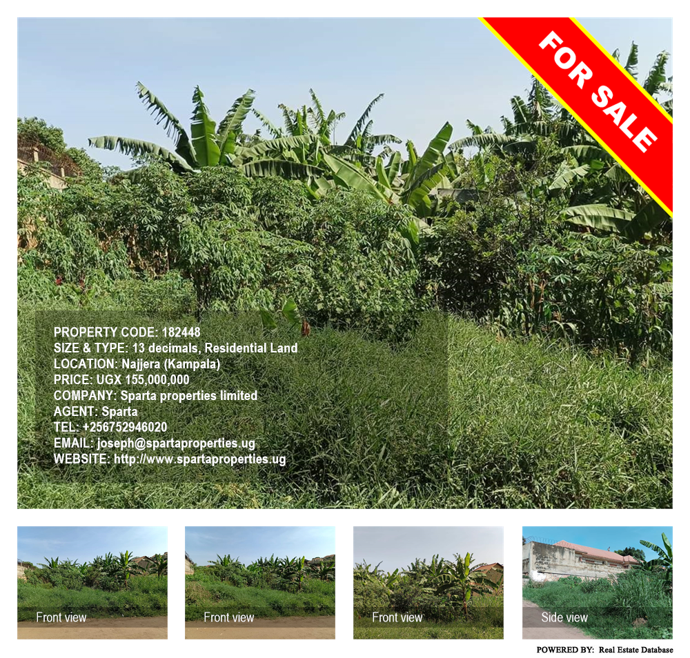 Residential Land  for sale in Najjera Kampala Uganda, code: 182448