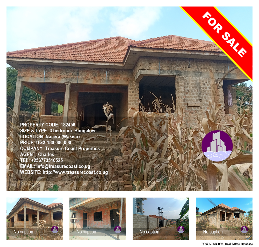 3 bedroom Bungalow  for sale in Najjera Wakiso Uganda, code: 182456