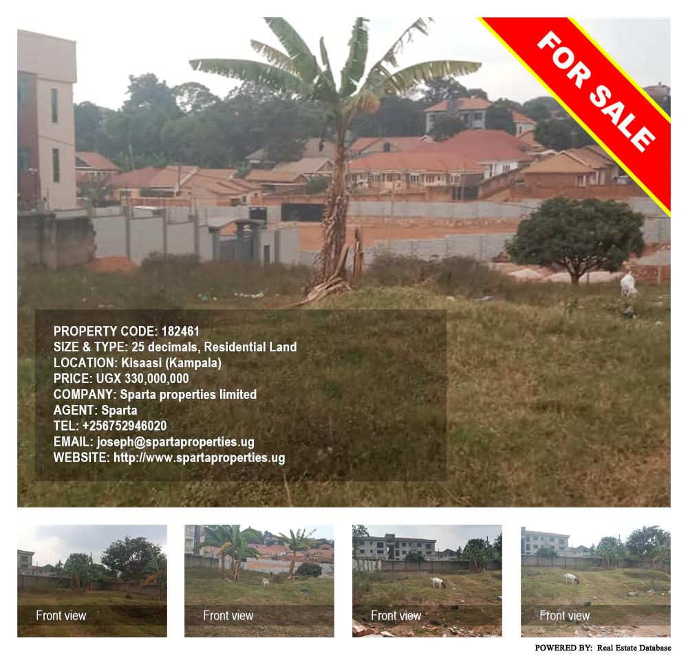 Residential Land  for sale in Kisaasi Kampala Uganda, code: 182461