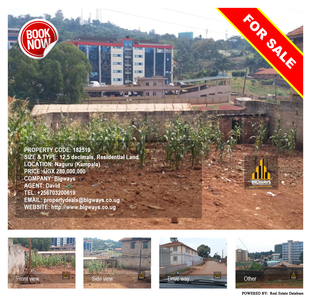 Residential Land  for sale in Naguru Kampala Uganda, code: 182510