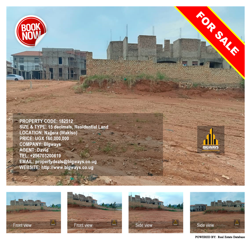 Residential Land  for sale in Najjera Wakiso Uganda, code: 182512