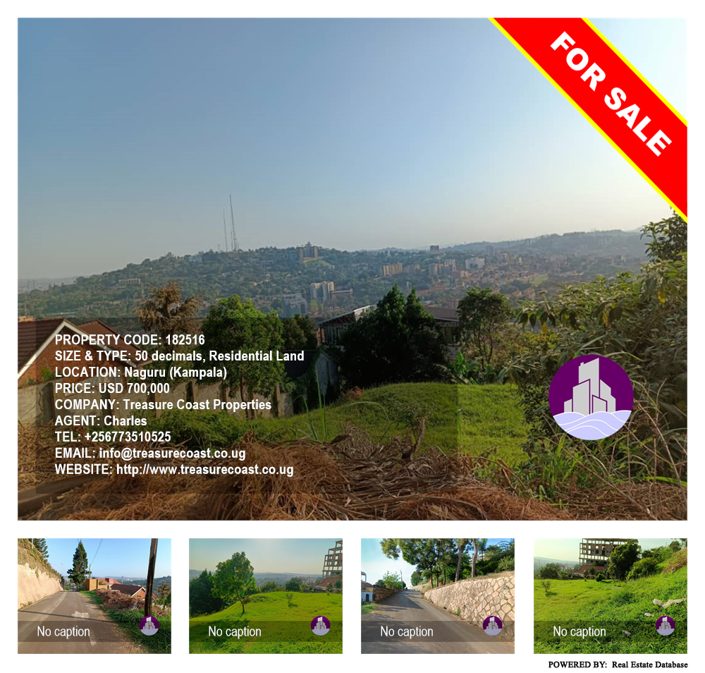 Residential Land  for sale in Naguru Kampala Uganda, code: 182516