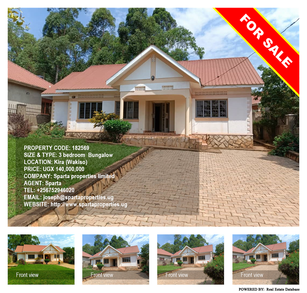 3 bedroom Bungalow  for sale in Kira Wakiso Uganda, code: 182569