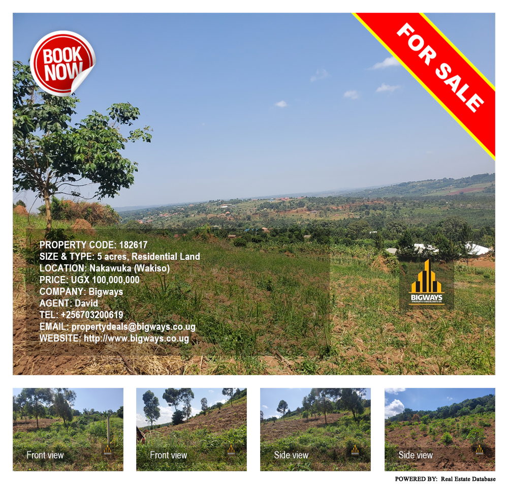 Residential Land  for sale in Nakawuka Wakiso Uganda, code: 182617