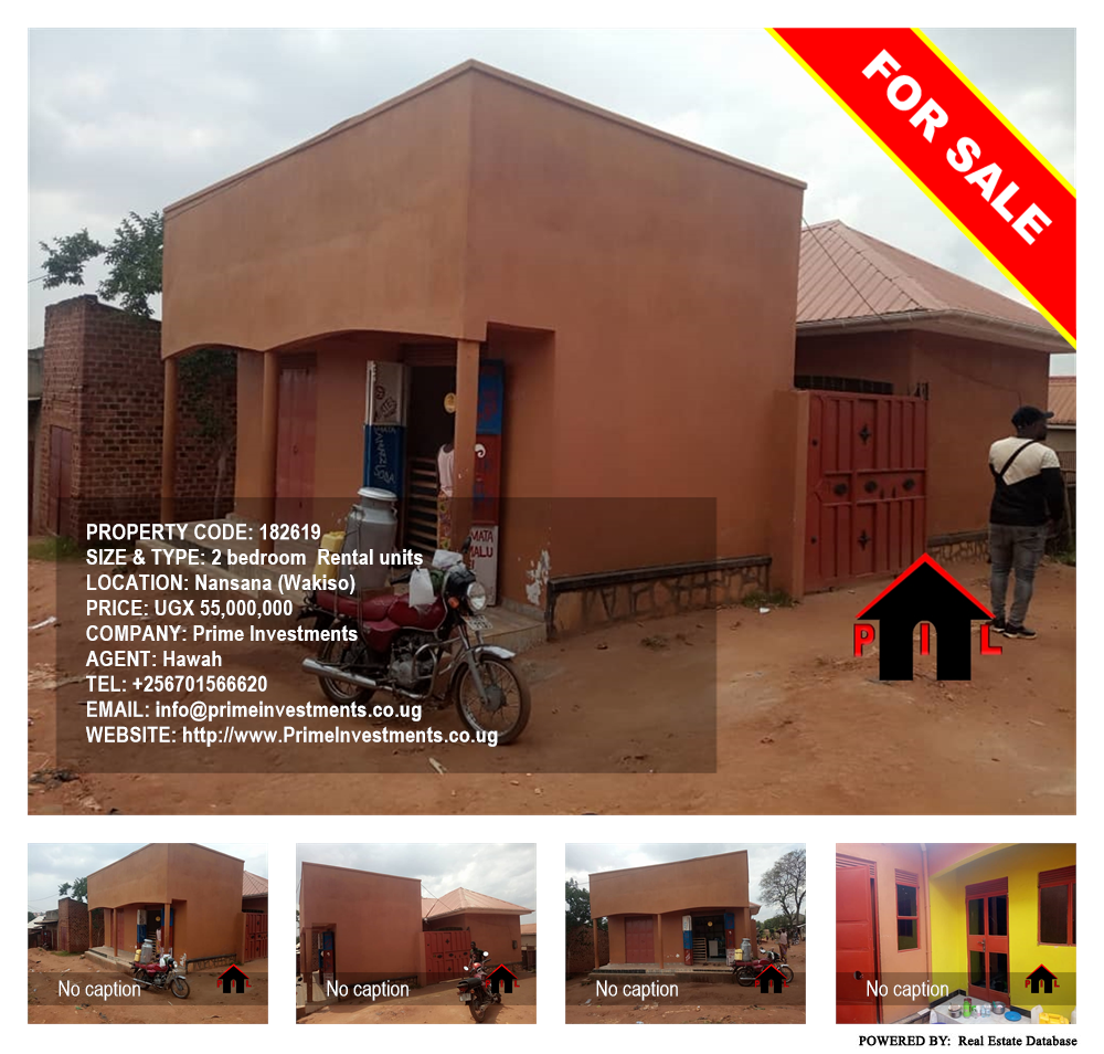 2 bedroom Rental units  for sale in Nansana Wakiso Uganda, code: 182619