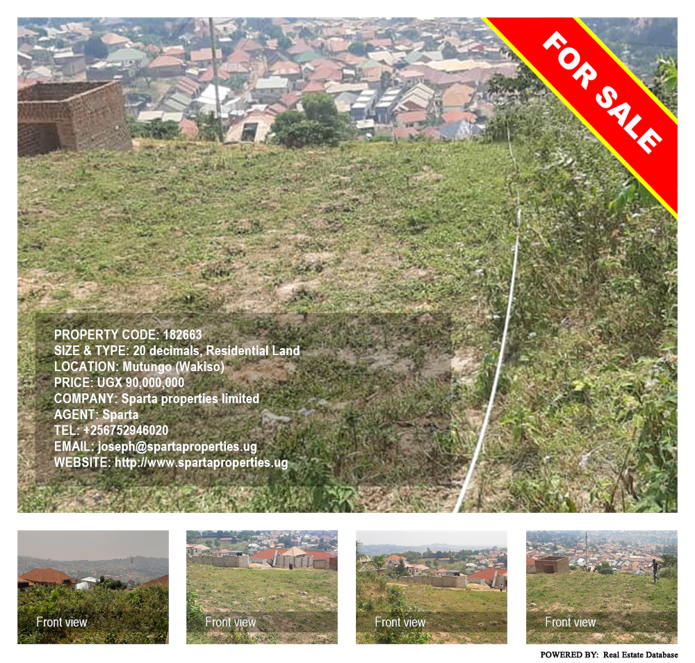 Residential Land  for sale in Mutungo Wakiso Uganda, code: 182663