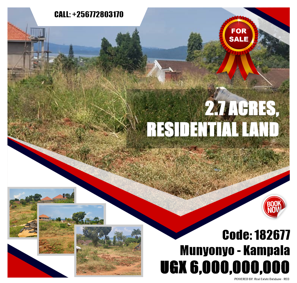 Residential Land  for sale in Munyonyo Kampala Uganda, code: 182677