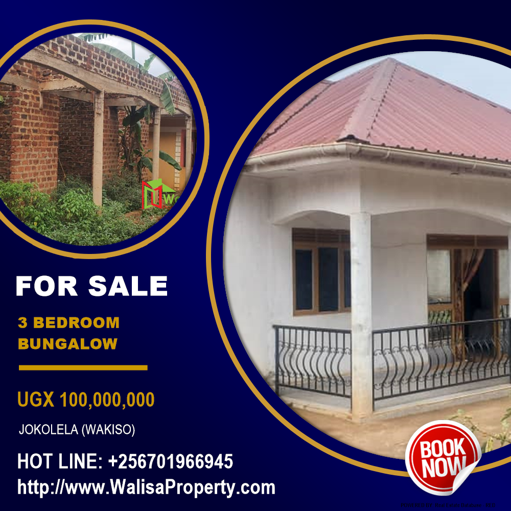 3 bedroom Bungalow  for sale in Jokolela Wakiso Uganda, code: 182688