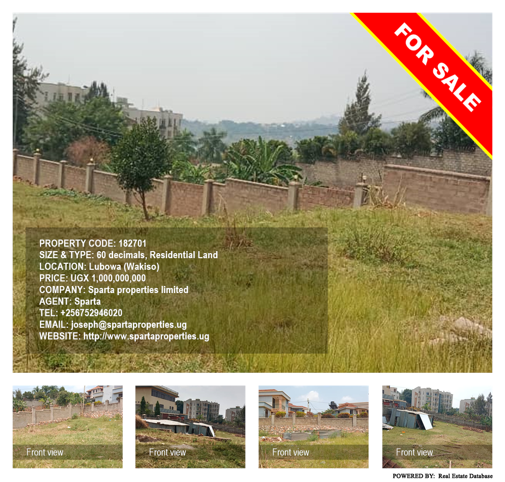 Residential Land  for sale in Lubowa Wakiso Uganda, code: 182701