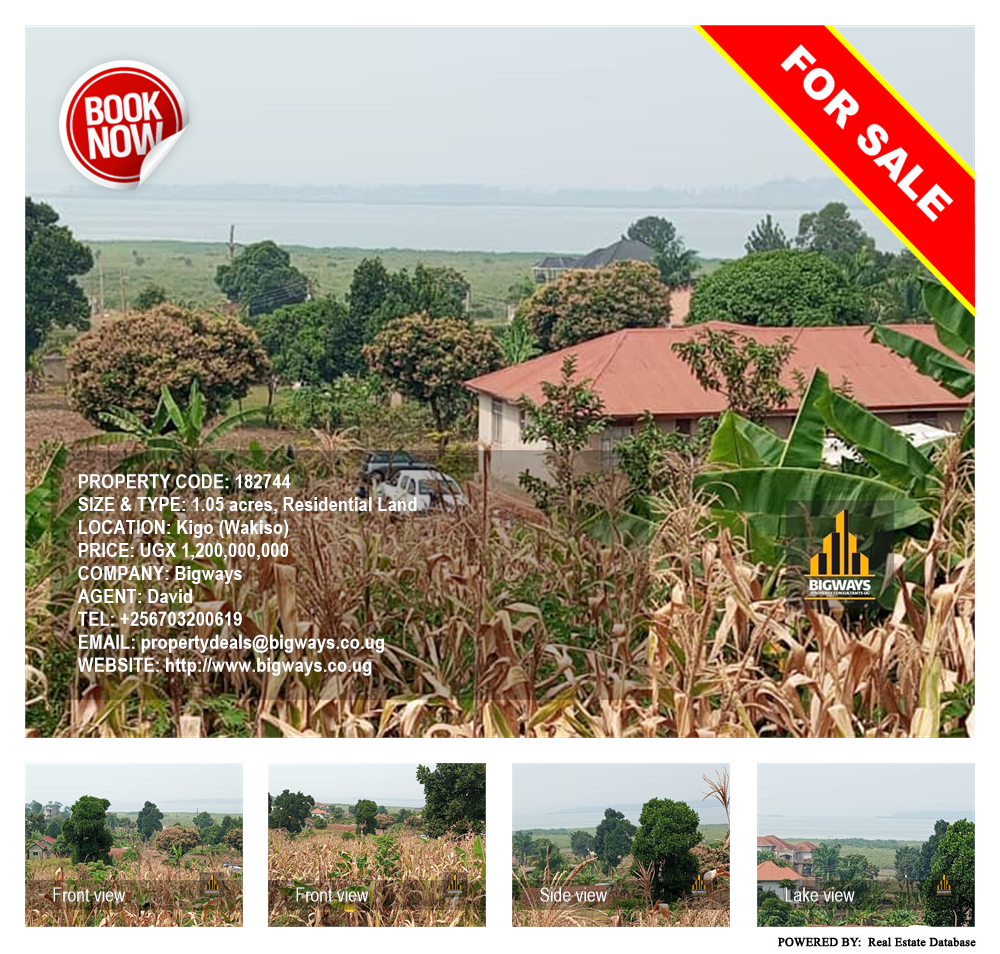 Residential Land  for sale in Kigo Wakiso Uganda, code: 182744