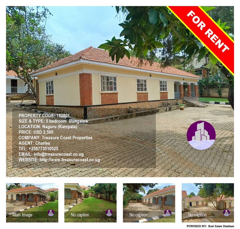 5 bedroom Bungalow  for rent in Naguru Kampala Uganda, code: 182801