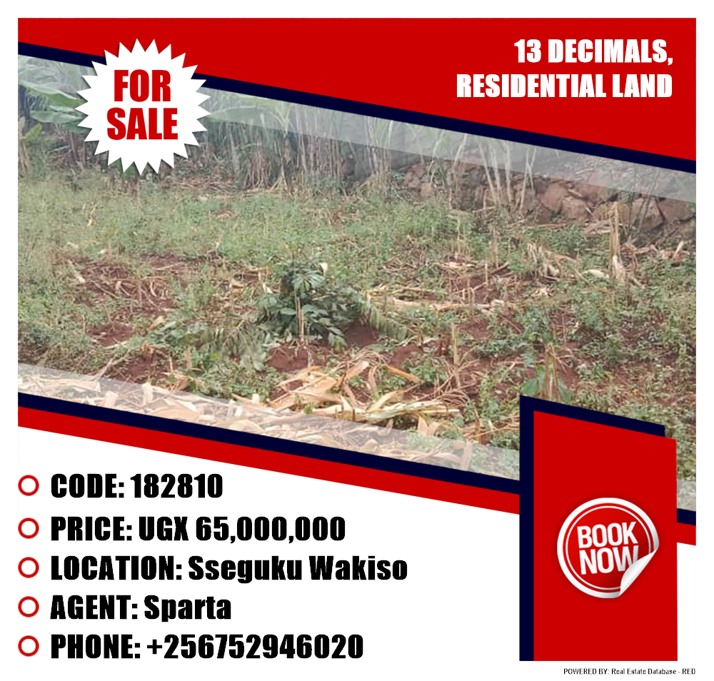 Residential Land  for sale in Seguku Wakiso Uganda, code: 182810