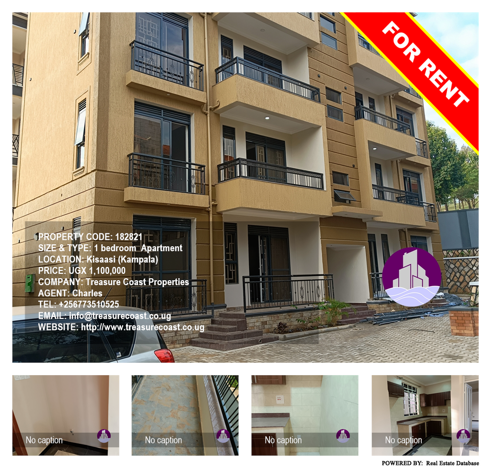 1 bedroom Apartment  for rent in Kisaasi Kampala Uganda, code: 182821