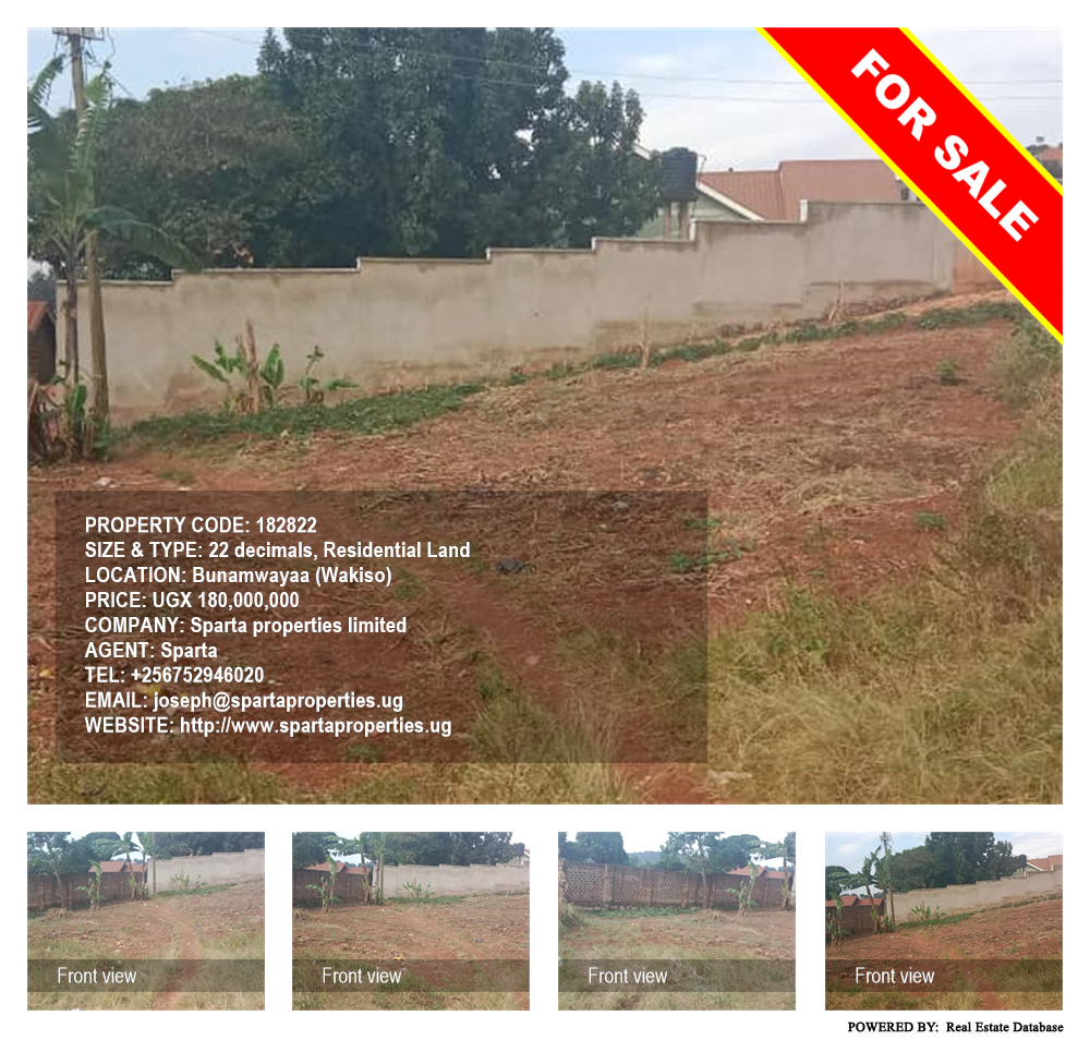 Residential Land  for sale in Bunamwaaya Wakiso Uganda, code: 182822