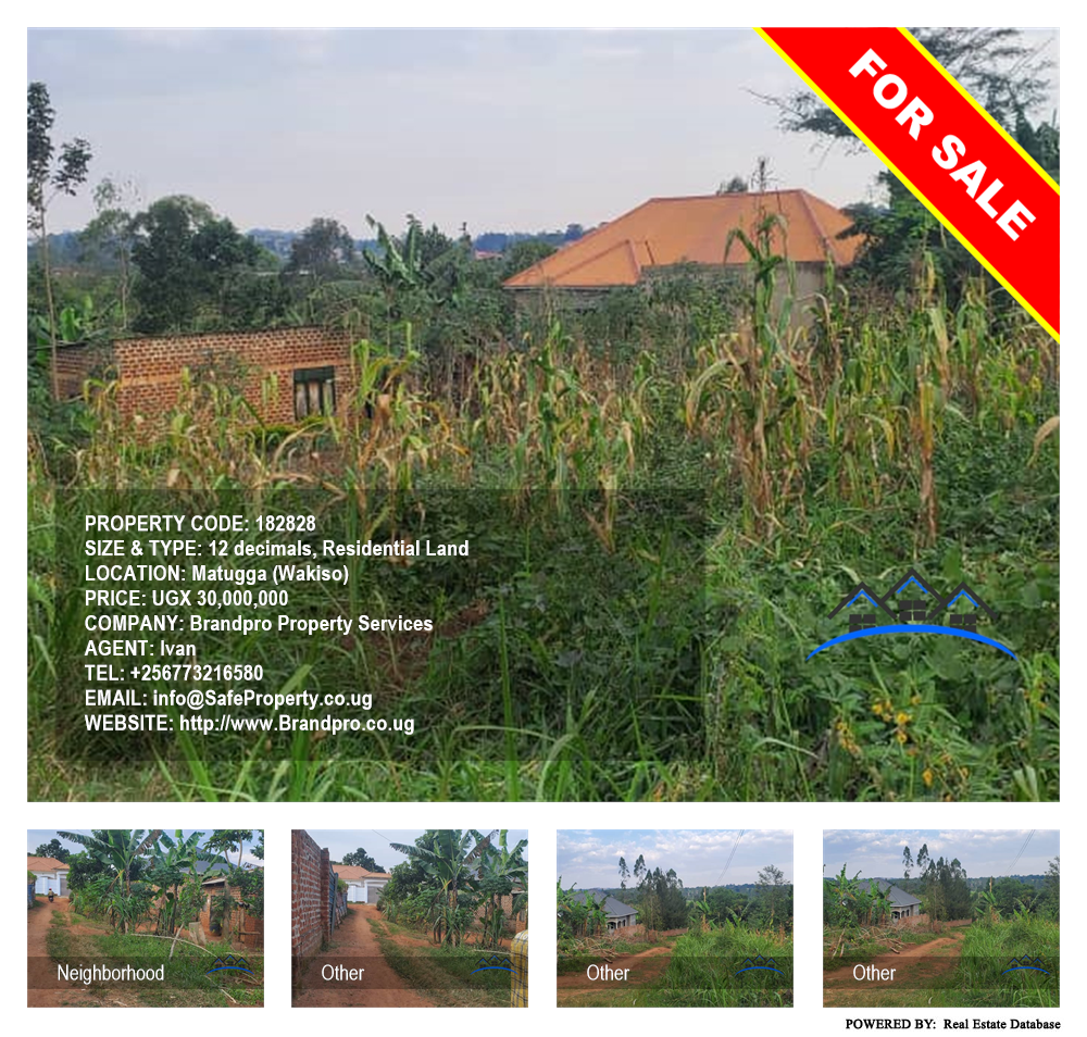 Residential Land  for sale in Matugga Wakiso Uganda, code: 182828