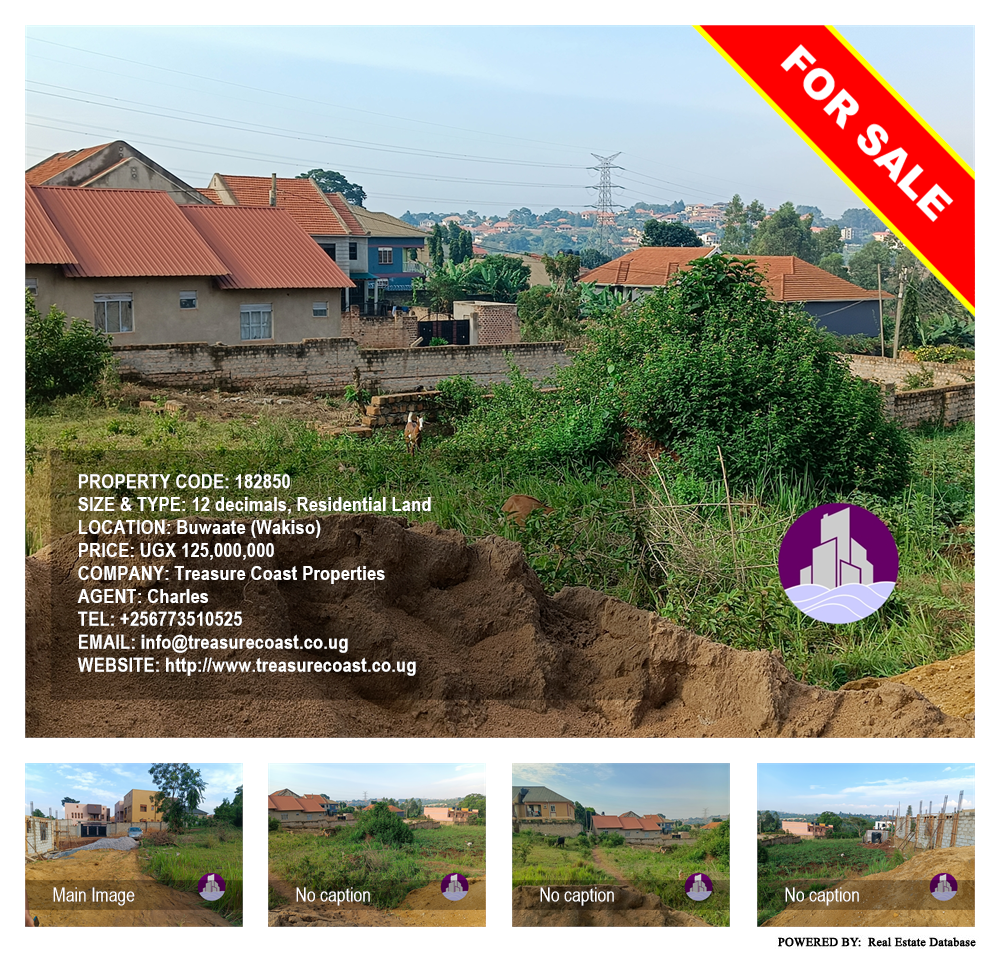 Residential Land  for sale in Buwaate Wakiso Uganda, code: 182850