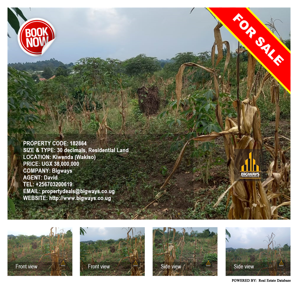 Residential Land  for sale in Kiwenda Wakiso Uganda, code: 182864