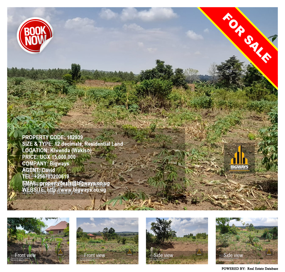 Residential Land  for sale in Kiwenda Wakiso Uganda, code: 182939