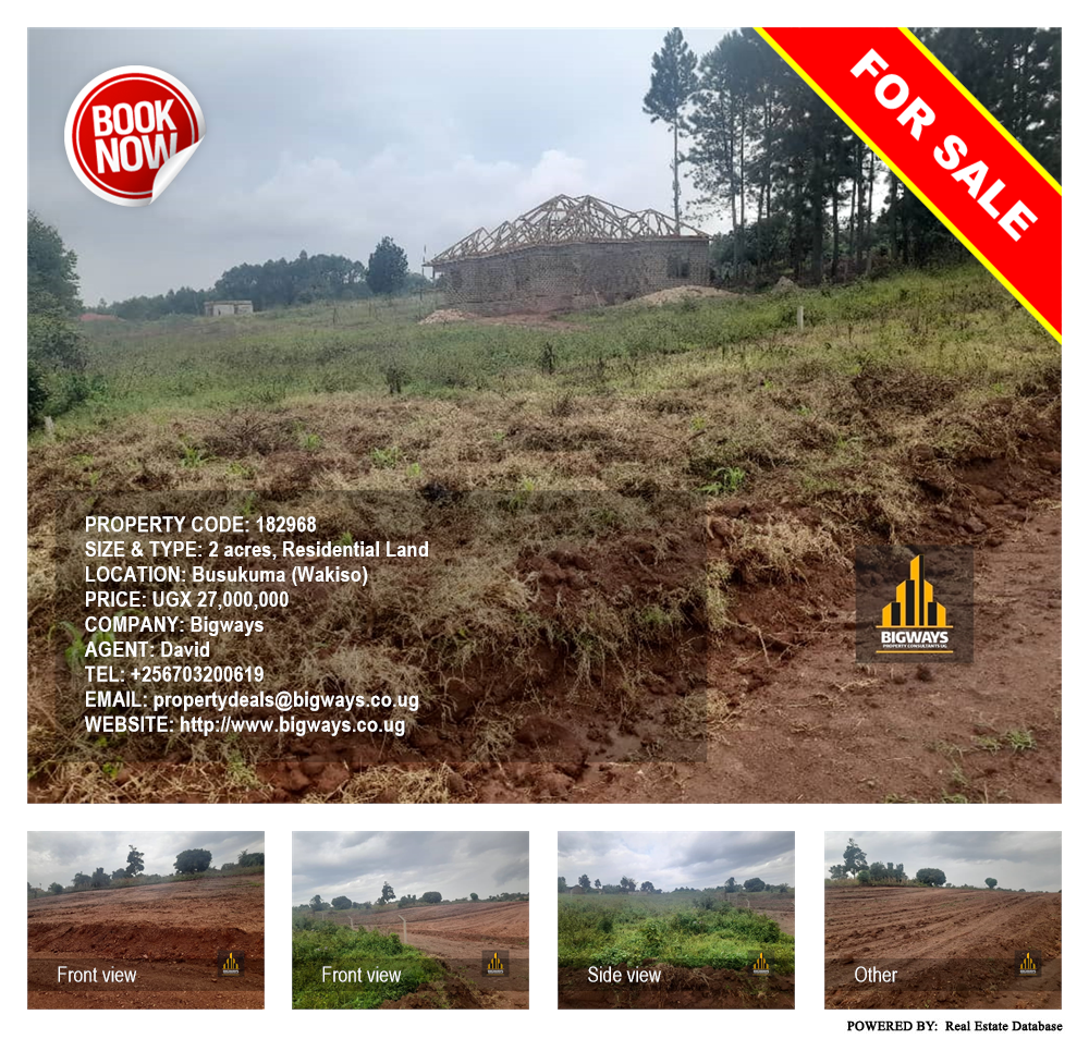 Residential Land  for sale in Busukuma Wakiso Uganda, code: 182968