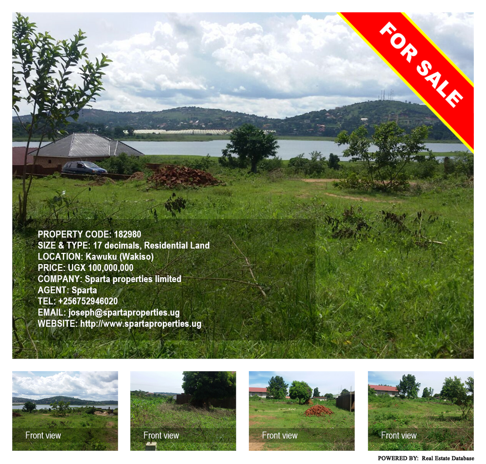 Residential Land  for sale in Kawuku Wakiso Uganda, code: 182980