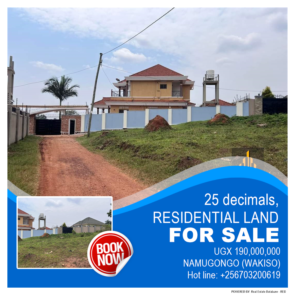 Residential Land  for sale in Namugongo Wakiso Uganda, code: 183038