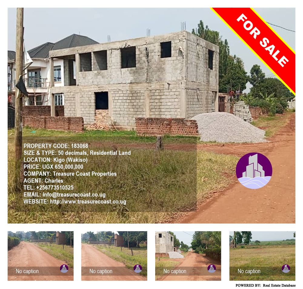 Residential Land  for sale in Kigo Wakiso Uganda, code: 183068