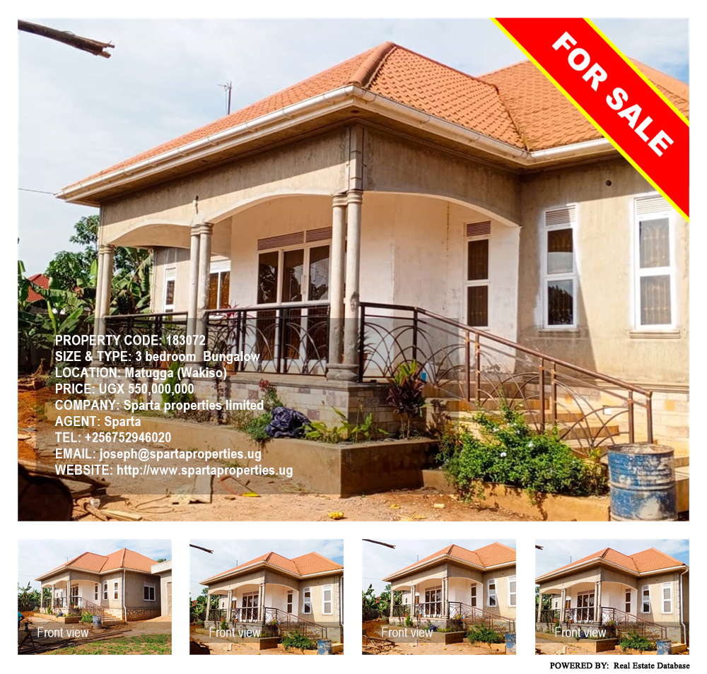 3 bedroom Bungalow  for sale in Matugga Wakiso Uganda, code: 183072