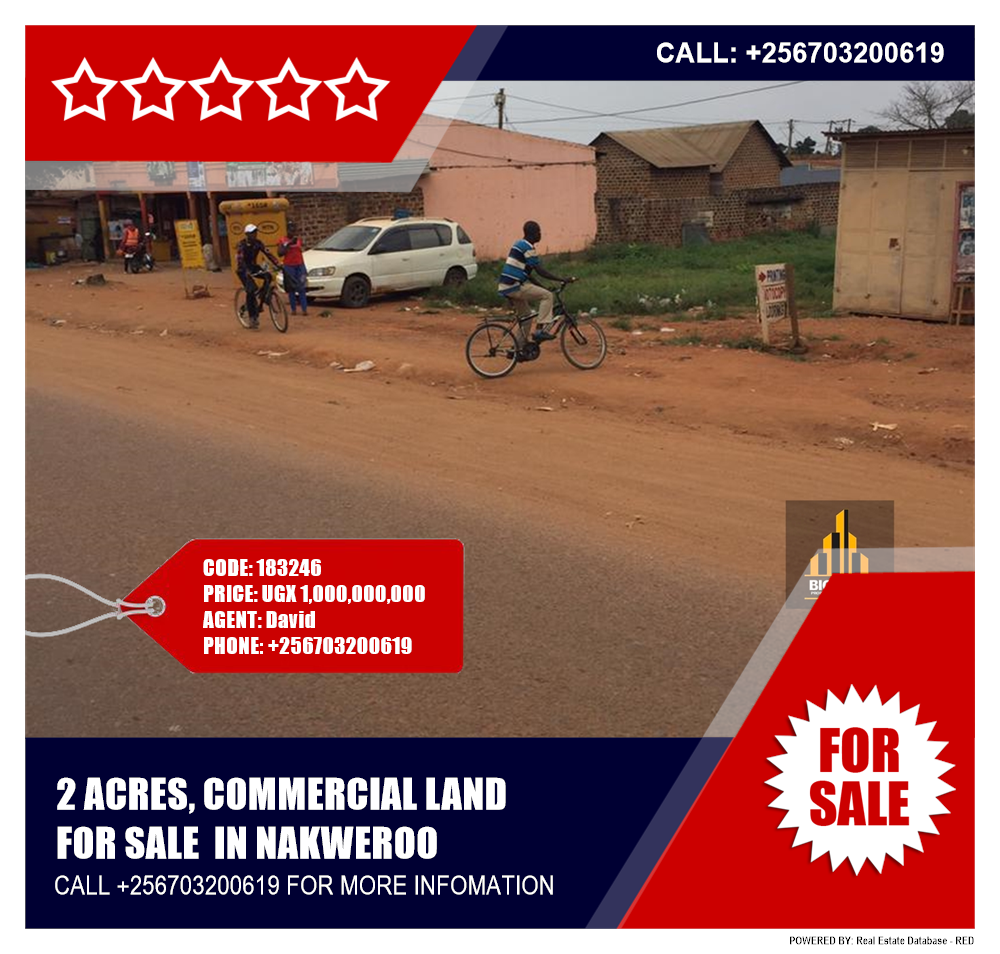 Commercial Land  for sale in Nakweelo Wakiso Uganda, code: 183246