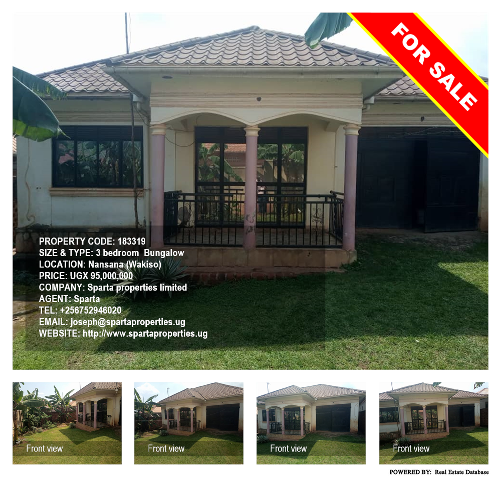 3 bedroom Bungalow  for sale in Nansana Wakiso Uganda, code: 183319