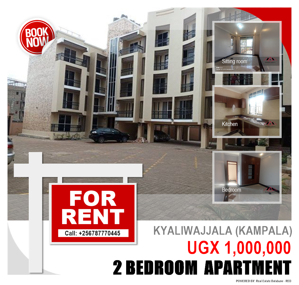 2 bedroom Apartment  for rent in Kyaliwajjala Kampala Uganda, code: 183505