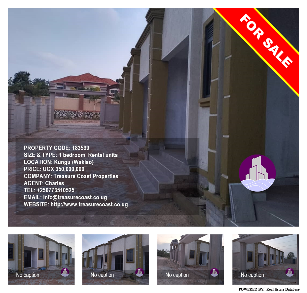 1 bedroom Rental units  for sale in Kungu Wakiso Uganda, code: 183599