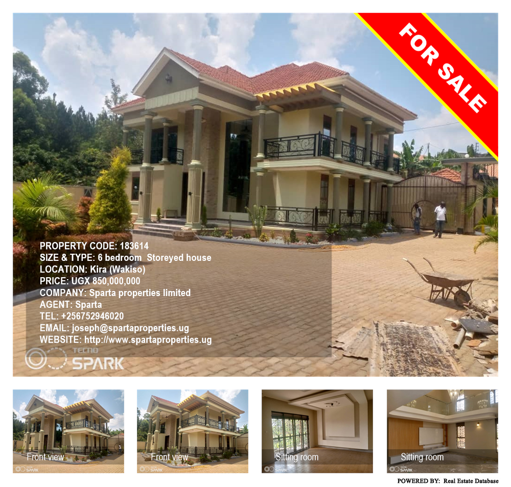 6 bedroom Storeyed house  for sale in Kira Wakiso Uganda, code: 183614