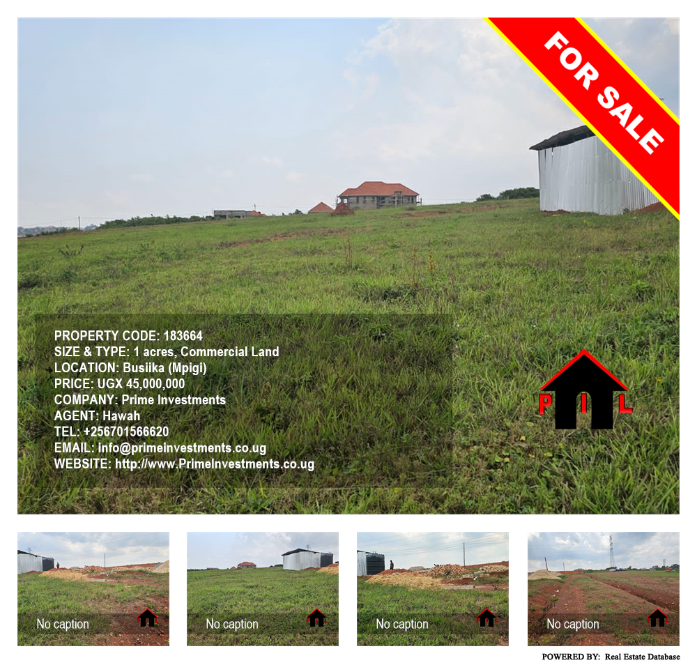 Commercial Land  for sale in Busiika Mpigi Uganda, code: 183664