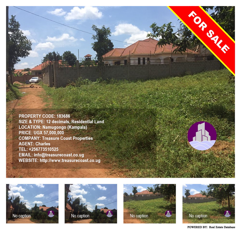 Residential Land  for sale in Namugongo Kampala Uganda, code: 183686